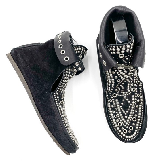 EUC Isabel Marant Morley Booties Black Suede Moccasins - Picture 3 of 16